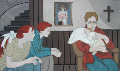 Peter with Katy, Anna and Jonathan