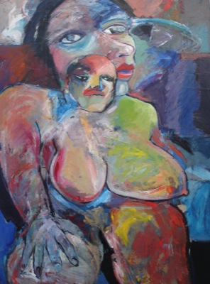 Woman with man